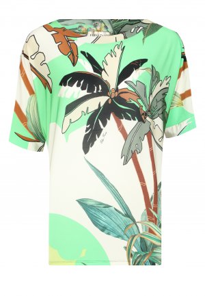 Блуза ELISA FANTI. Цвет: зеленый