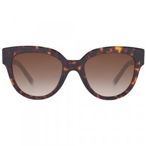 Солнцезащитные очки , коричневый Tiffany. Цвет: коричневый