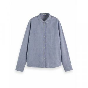 Блуза , размер 34, синий SCOTCH & SODA. Цвет: синий