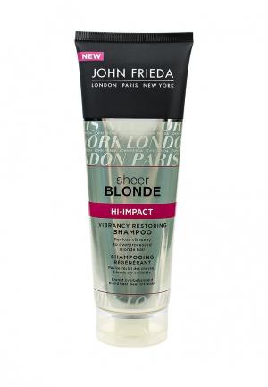 Шампунь John Frieda Sheer Blonde HI-IMPACT Восстанавливающий для сильно поврежденных волос, 250 мл. Цвет: прозрачный