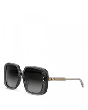 Квадратные солнцезащитные очки Highlight S3F, 56 мм DIOR, цвет Gray Dior