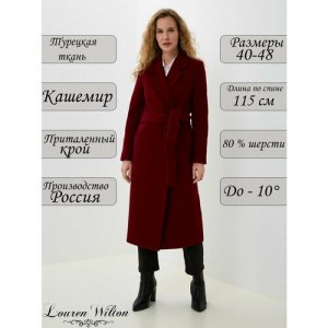 Пальто , размер 40, бордовый Louren Wilton. Цвет: бордовый
