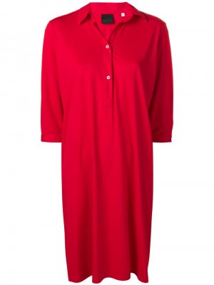 Короткое платье-рубашка Rrd. Цвет: красный