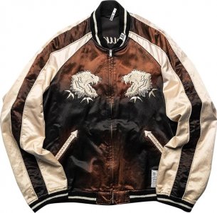Куртка Sukajan Souvenir Jacket 'Black', черный Maison Mihara Yasuhiro