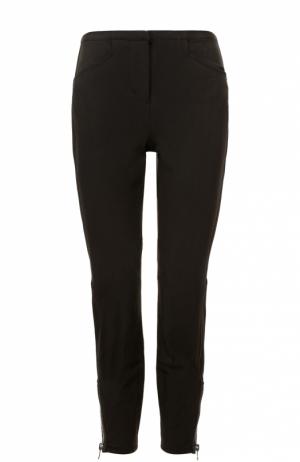 Укороченные брюки-скинни с декоративными молниями 3.1 Phillip Lim. Цвет: черный
