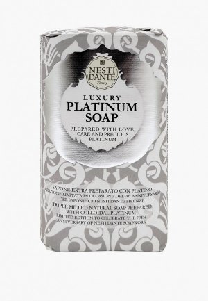 Мыло Nesti Dante Platinum Soap / Юбилейное платиновое 250 г. Цвет: белый