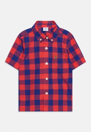 Рубашка TODDLER BOY SQUARE , цвет blue/red GAP