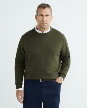 Мужской свитер больших размеров Dockers, темно-зеленый DOCKERS. Цвет: зеленый