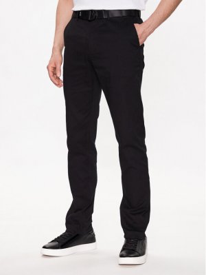 Узкие брюки чиносы , черный Calvin Klein