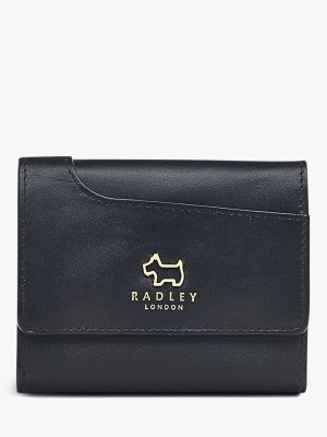 Кожаный кошелек с тремя складками London Pockets, черный Radley