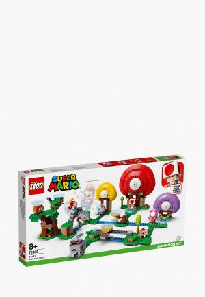 Конструктор LEGO Погоня за сокровищами Тоада. Дополнительный набор. Цвет: разноцветный