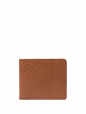 Фактурный бумажник Maison Margiela. Цвет: коричневый