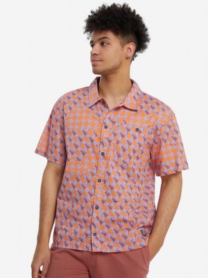 Рубашка с коротким рукавом мужская , Оранжевый Termit. Цвет: оранжевый
