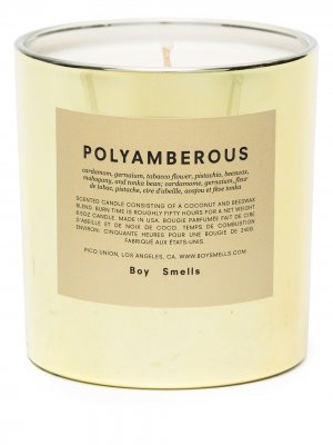 Ароматическая свеча Polyamberous (240 г) Boy Smells. Цвет: золотистый