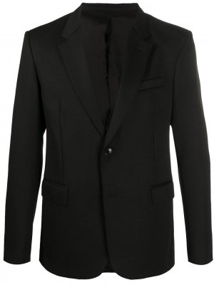 Пиджак с подкладкой AMI Paris. Цвет: черный