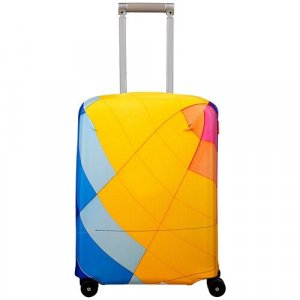 Чехол для чемодана , размер S, розовый, голубой ROUTEMARK. Цвет: розовый/голубой/разноцветный/желтый