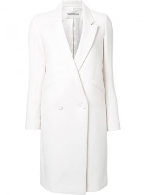 Классическое пальто Taro Horiuchi. Цвет: белый
