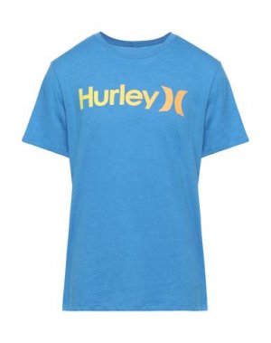 Футболка HURLEY. Цвет: лазурный
