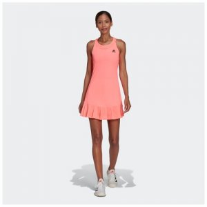 Платье жен. HF1773//CLUB DRESS/ACIRED/BLACK/размер M adidas. Цвет: розовый/оранжевый