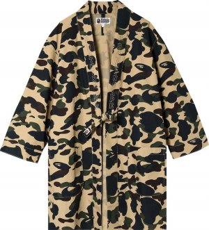 Рубашка BAPE 1st Camo Kimono Shirt 'Yellow', желтый