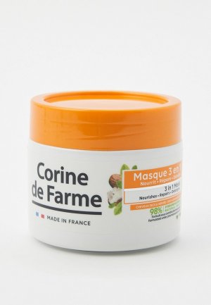 Маска для волос Corine de Farme. Цвет: прозрачный