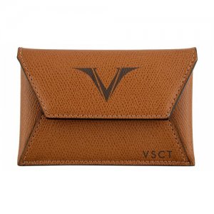 Кожаное портмоне-конверт VSCT коньяк (KL03-04) Visconti. Цвет: коричневый