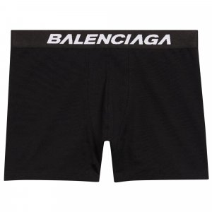 Трусы-боксеры с логотипом Racer на поясе, цвет черный Balenciaga