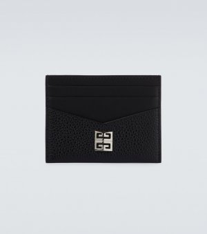 Кожаный картхолдер 4g , черный Givenchy