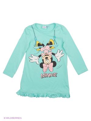 Ночная сорочка Minnie Mouse. Цвет: бирюзовый, синий