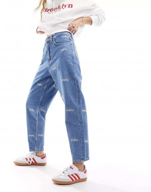 Зауженные джинсы Momy Jeans с ультравысокой посадкой и средней Tommy