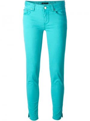 Укороченные джинсы кроя скинни Pt01. Цвет: синий
