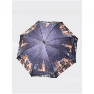 Зонт женский трость ZEST, полуавтомат, арт.81644 темно-синий Zest