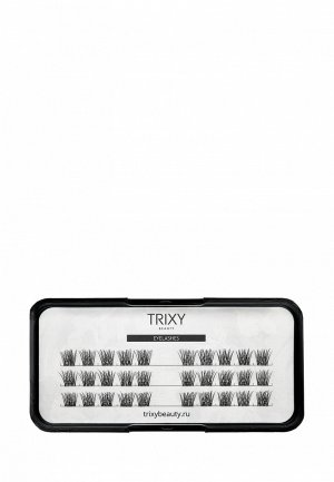 Пучки накладных ресниц Trixy Beauty Hollywood (0.10 мм, 10 мм). Цвет: черный