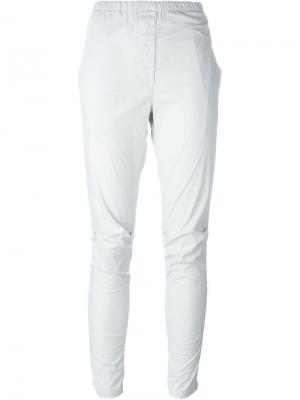 Эластичные зауженные брюки Kristensen Du Nord. Цвет: серый
