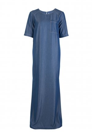 Платье VUALL. Цвет: синий