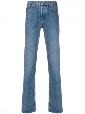 Прямые джинсы средней посадки Sandro Paris. Цвет: синий