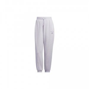 Logo Print Cuffed Joggers Women Bottoms White HY2824 Adidas