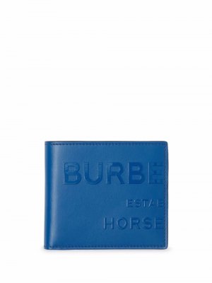 Бумажник с принтом Horseferry Burberry. Цвет: синий