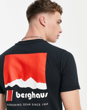 Черная футболка Skyline Lhotse-Черный цвет Berghaus