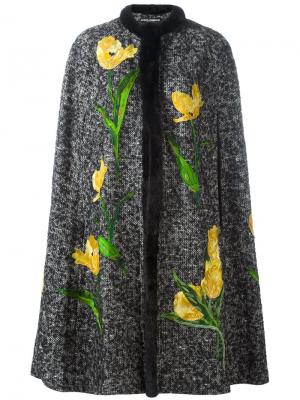 Пальто-накидка Dolce & Gabbana. Цвет: чёрный