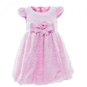 Платье, размер 5-6/110-116, розовый Cascatto. Цвет: розовый
