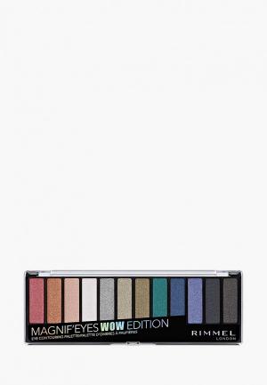 Палетка для глаз Rimmel Magnifeyes Palette, 6 Wow Edition, 14,2 гр. Цвет: разноцветный