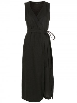 Платье с запахом и завязками Lenny Niemeyer. Цвет: черный
