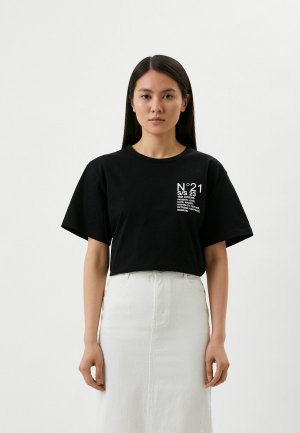 Футболка N21. Цвет: черный