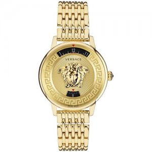 Наручные часы VEZ200421 Versace. Цвет: золотистый