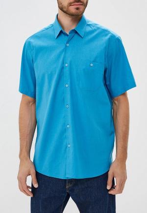 Рубашка Hansgrubber. Цвет: голубой