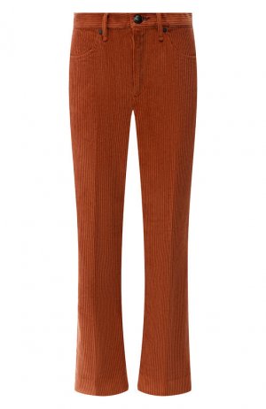 Укороченные вельветовые брюки Rag&Bone. Цвет: коричневый
