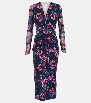 Платье миди из джерси с принтом hades Diane Von Furstenberg, мультиколор Furstenberg